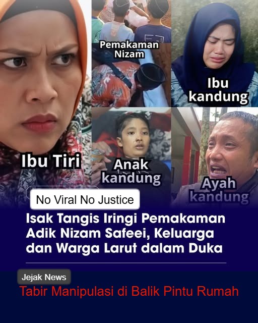 Foto dokumentasi suasana duka di kediaman almarhum De Nizam, dengan karangan bunga yang memenuhi halaman sebagai bentuk simpati publik terhadap calon kiai cilik tersebut.