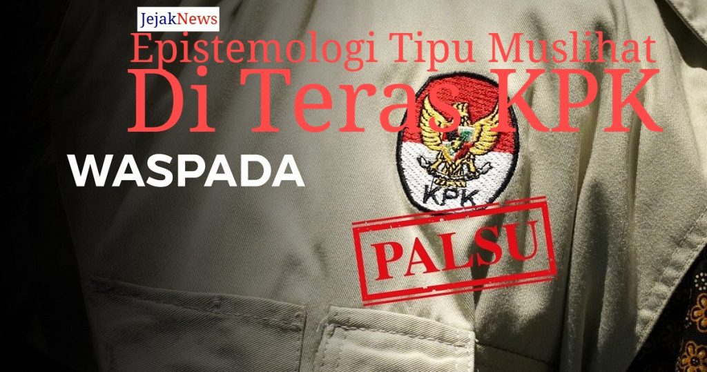 Foto empat tersangka penipuan pegawai KPK palsu saat digelandang tim gabungan di Jakarta Barat.