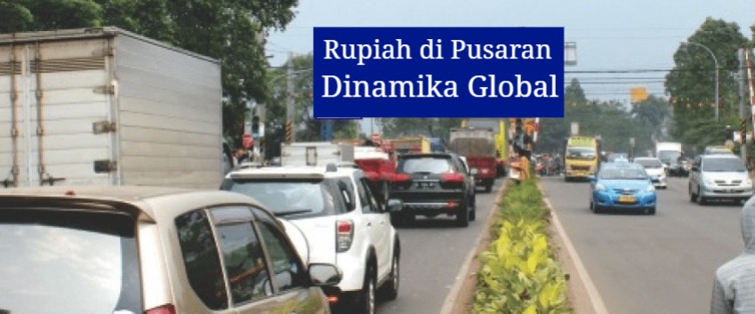 Grafik pergerakan nilai tukar Rupiah terhadap dolar AS dan aktivitas transaksi valuta asing di perbankan.