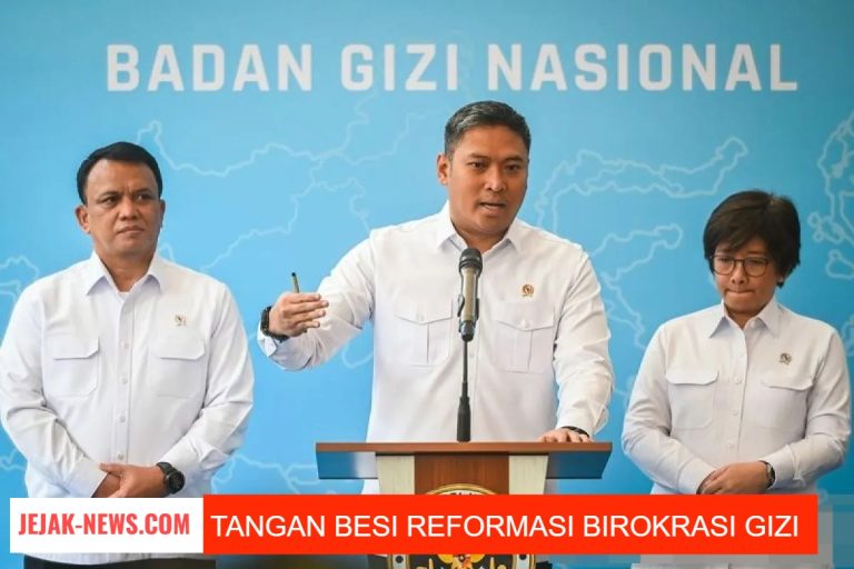 Gedung Badan Gizi Nasional pusat saat menggelar konferensi pers mengenai evaluasi dan sanksi tegas kepala SPPG.