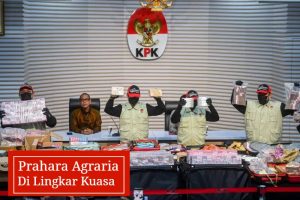 Tumpukan uang tunai miliaran rupiah dalam pecahan mata uang asing dan rupiah di dalam koper yang disita KPK saat konferensi pers OTT HGB Summarecon.