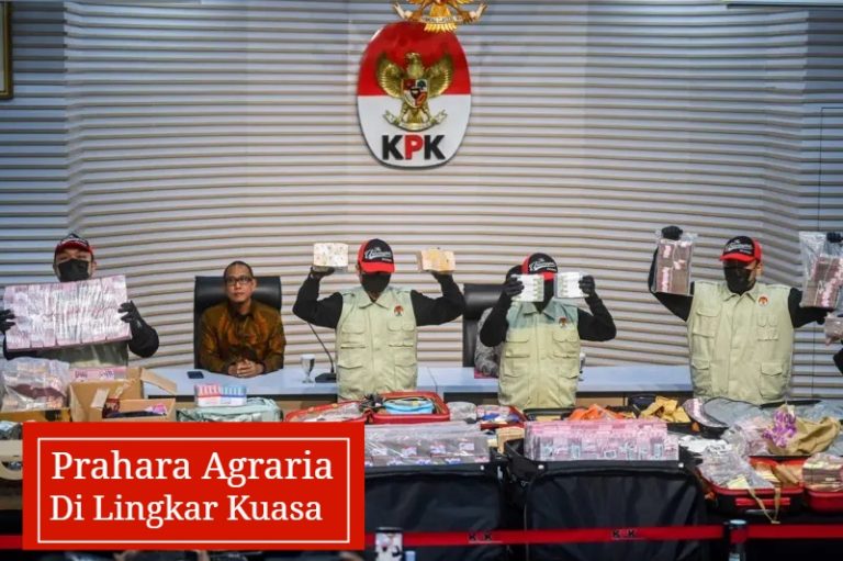 Tumpukan uang tunai miliaran rupiah dalam pecahan mata uang asing dan rupiah di dalam koper yang disita KPK saat konferensi pers OTT HGB Summarecon.
